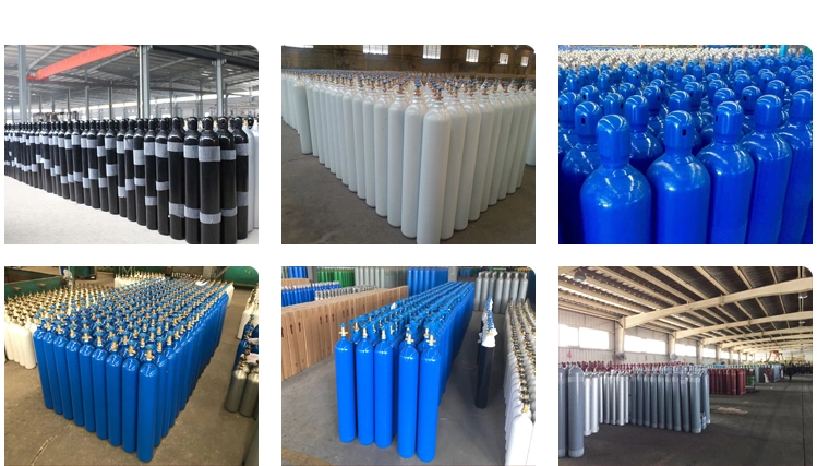 High Quality 50L High Pressure Oxygen Argon Nitrogen Carbon Dioxide Seamless Steel Cylinder