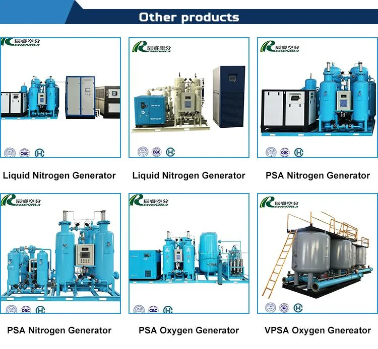 Chenrui Oxygen Generator Seamless Steel Cryogenic Air Separator Plant/Nitrogen/CO2/Hydrogen Gas Cylinder Types