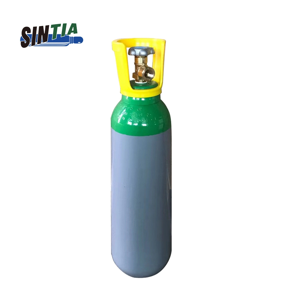 CE Tped Industrial 5L 200bar 300bar Seamless Steel Oxygen Hydrogen CO2 Argon Gas Cylinder