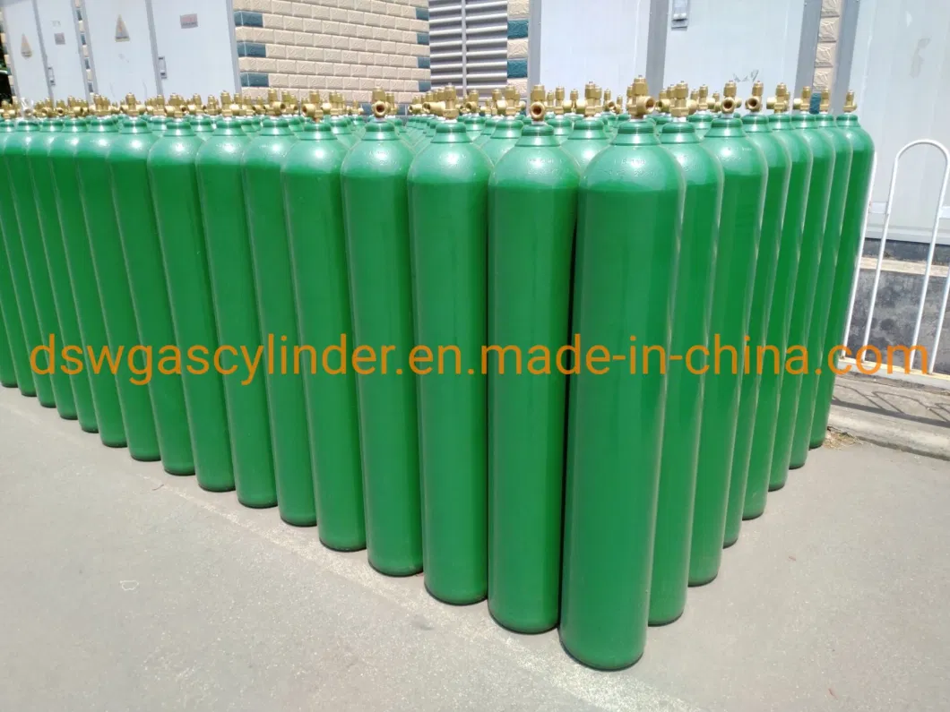 Jp Brand Seamless Steel 40L Nitrogen/Oxygen/Acetylene/Argon Gas Cylinder