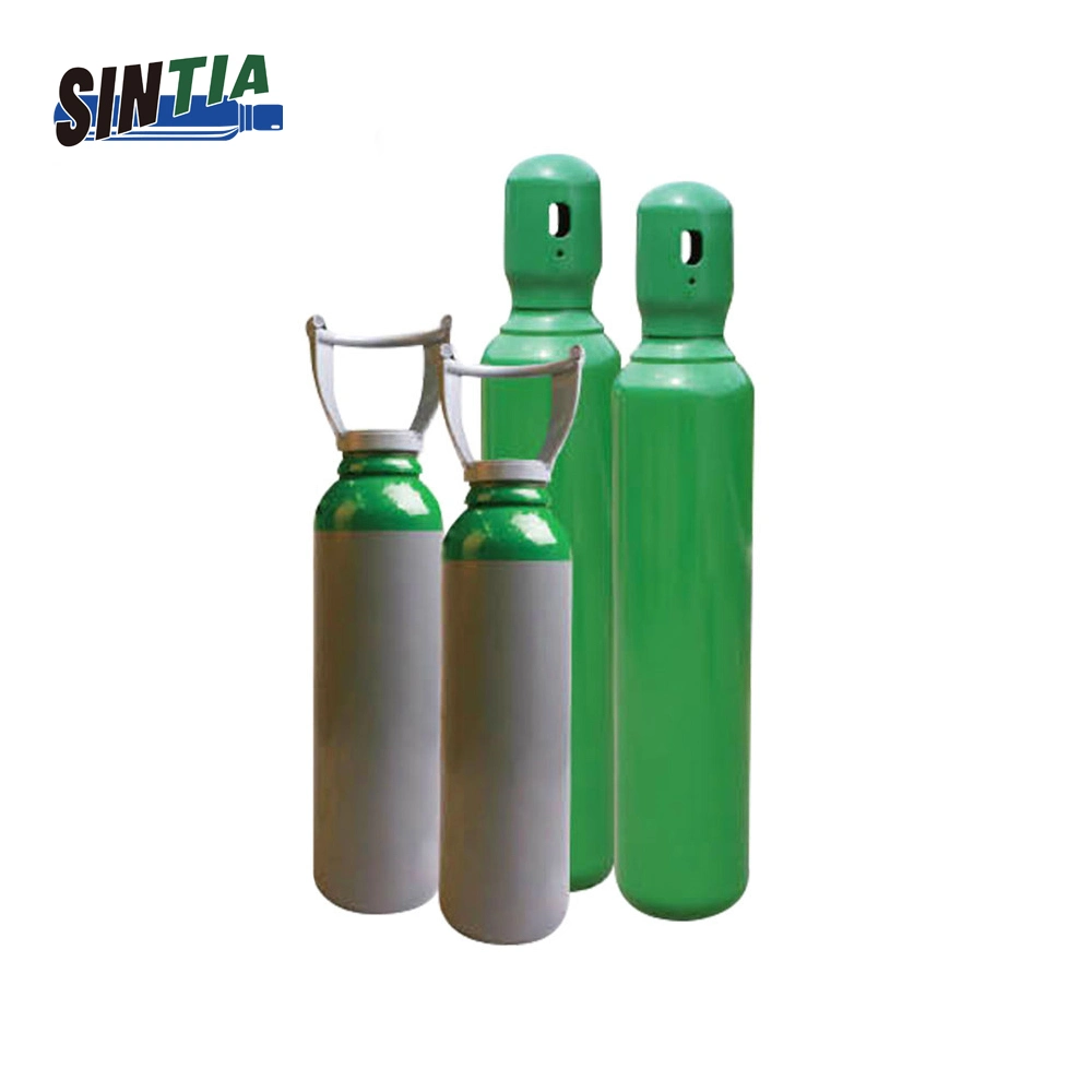 Seamless 2-40L Acetylene/Nitrogen/Oxygen/CO2/Argon Empty Gas Cylinder Oxygen Cylinder for Hospital