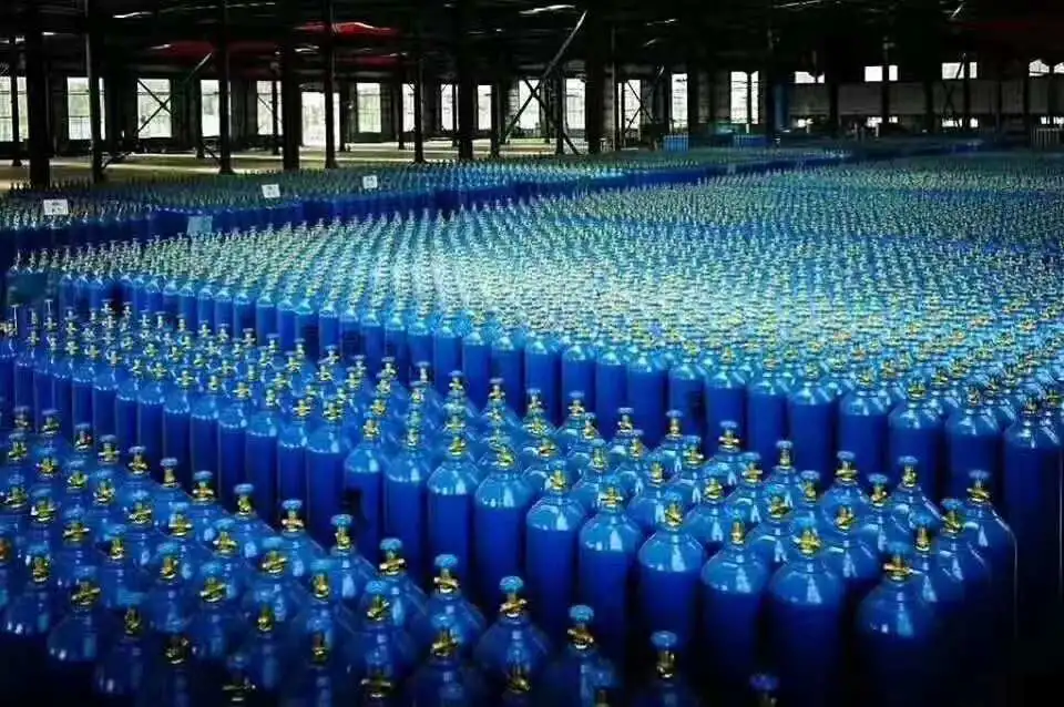 46.7L 230bar ISO Tped Seamless Steel Nitrogen/Hydrogen/Helium/Argon/Mixed Gas Cylinder