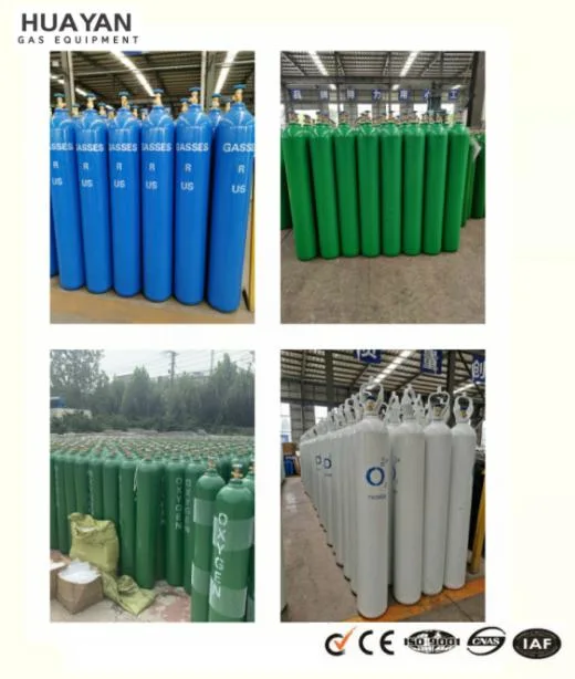 Steel Seamless Gas Cylinder Oxygen Nitrogen Argon High and Low Pressure Air Cylinder Factory Wholesale Price